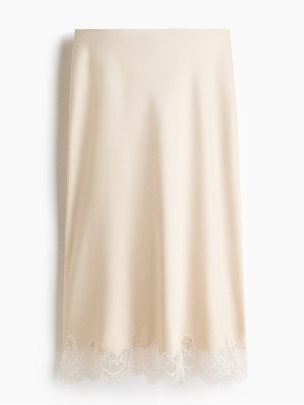 H&M Lace Midi Trimmed Slip Skirt - Picture 1 of 9